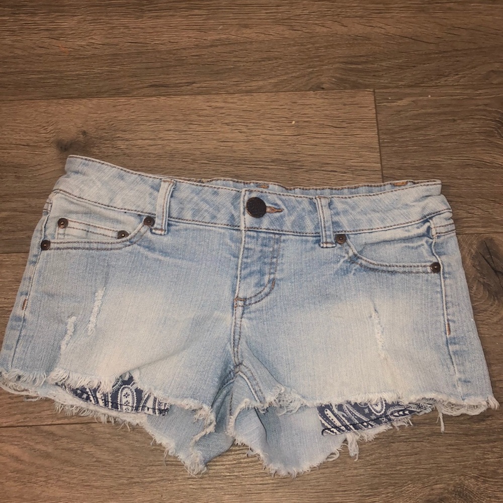 denim shorts